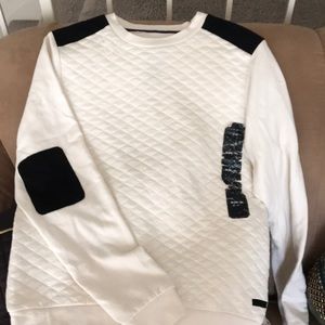 Sean John sweater with color block patches